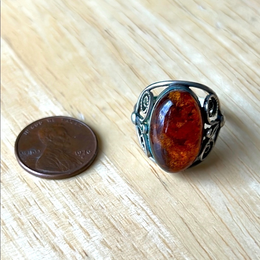 Baltic Amber Ring